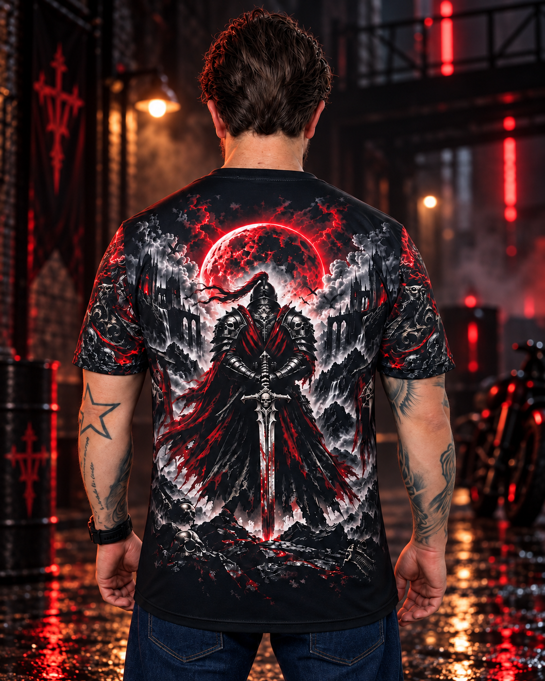 Camiseta Caveira Guerreira