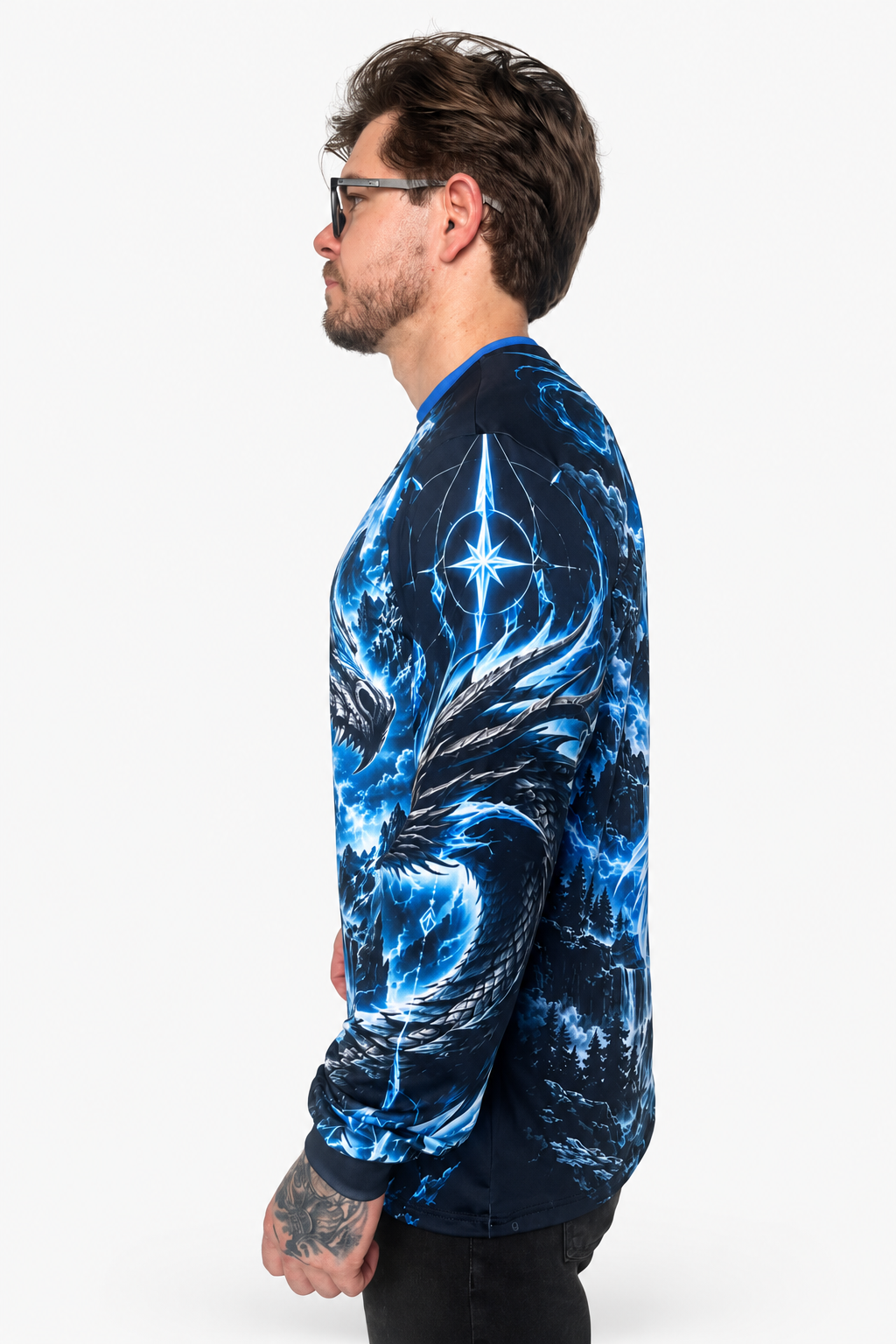 Camiseta Manga Longa Dragão Elemental