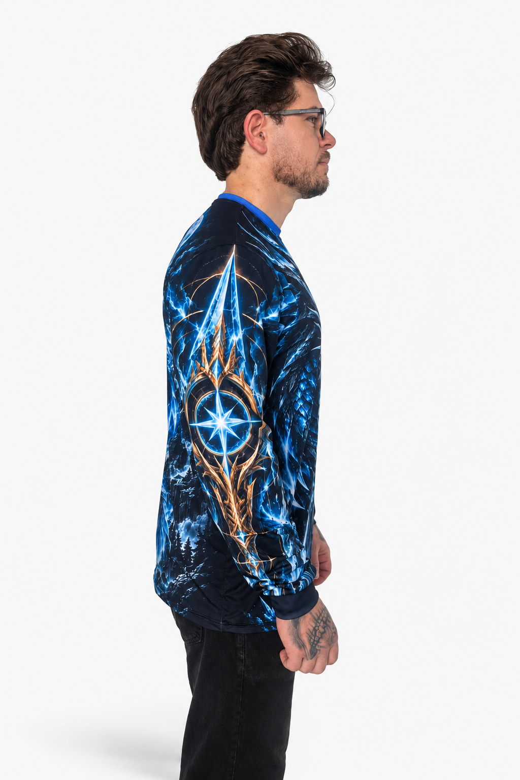 Camiseta Manga Longa Dragão Elemental