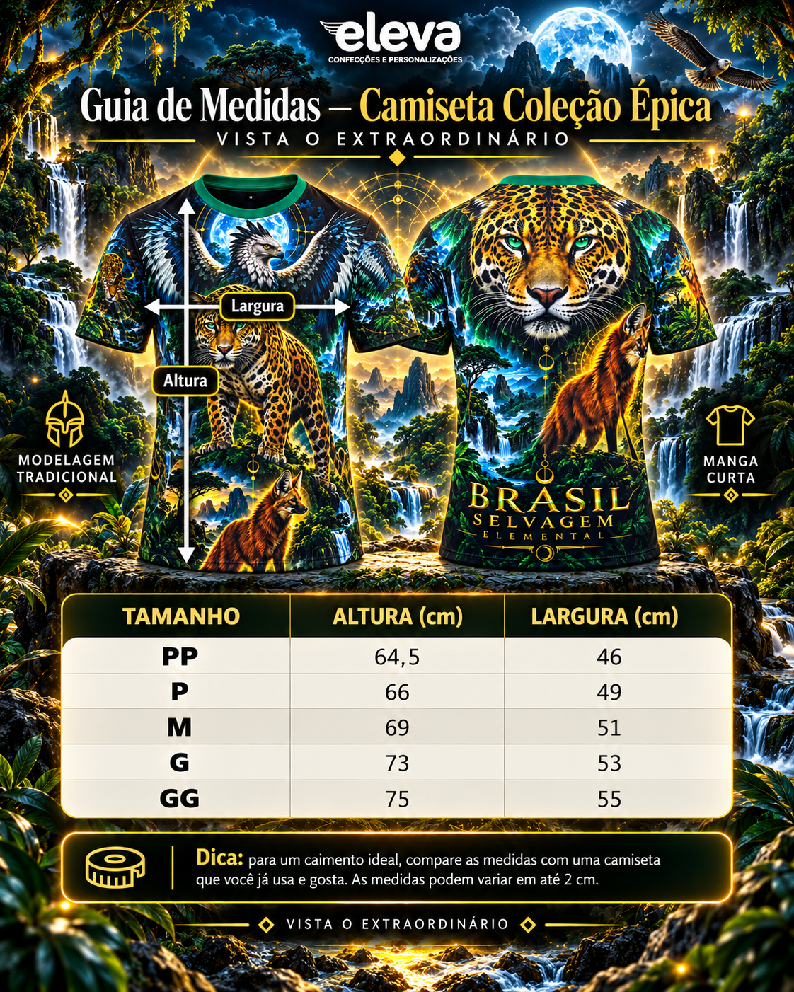 Camiseta Brasil Selvagem