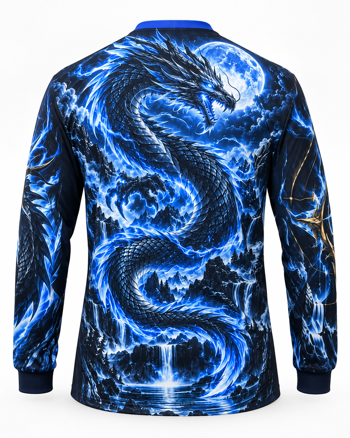 Camiseta Manga Longa Dragão Elemental