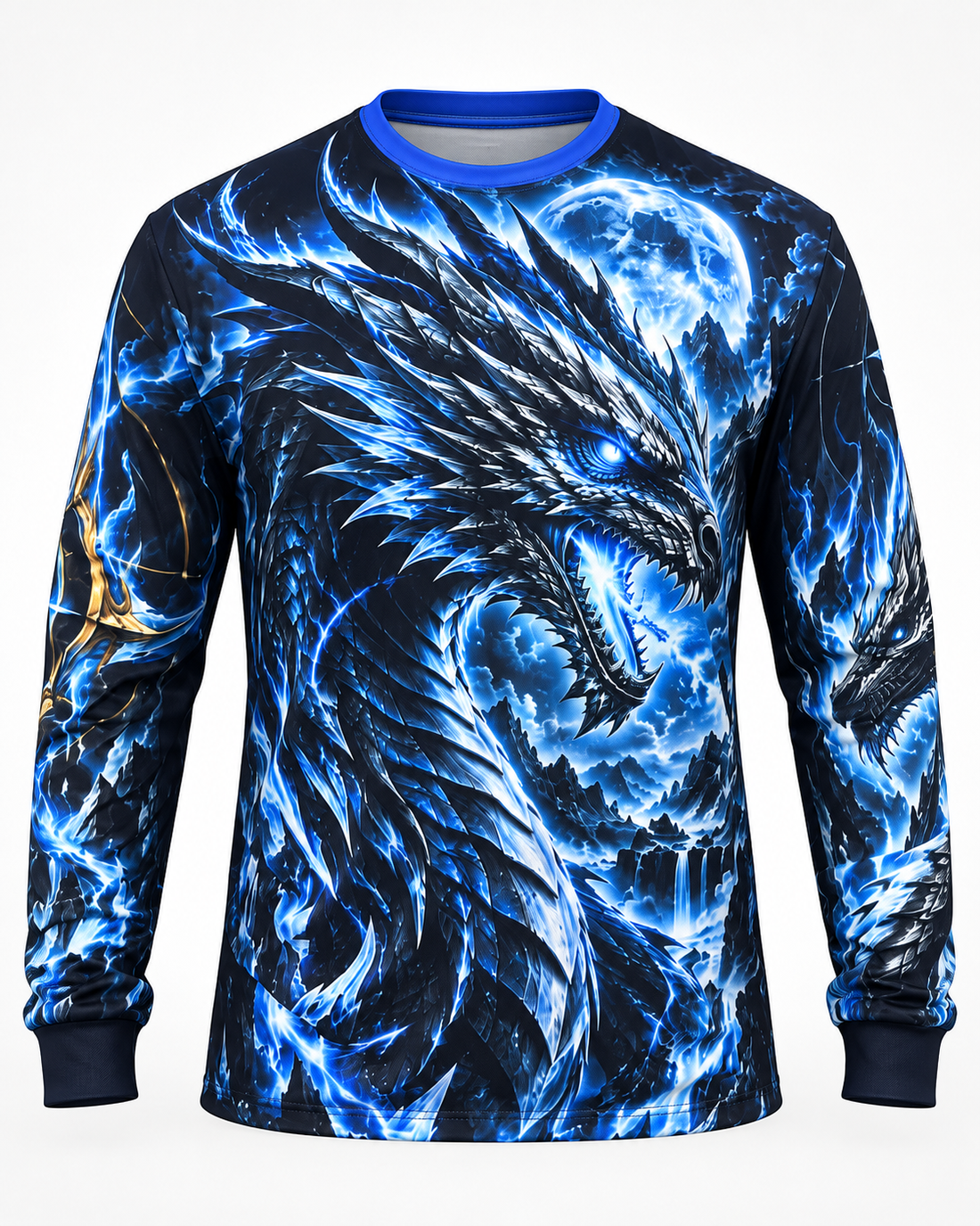 Camiseta Manga Longa Dragão Elemental