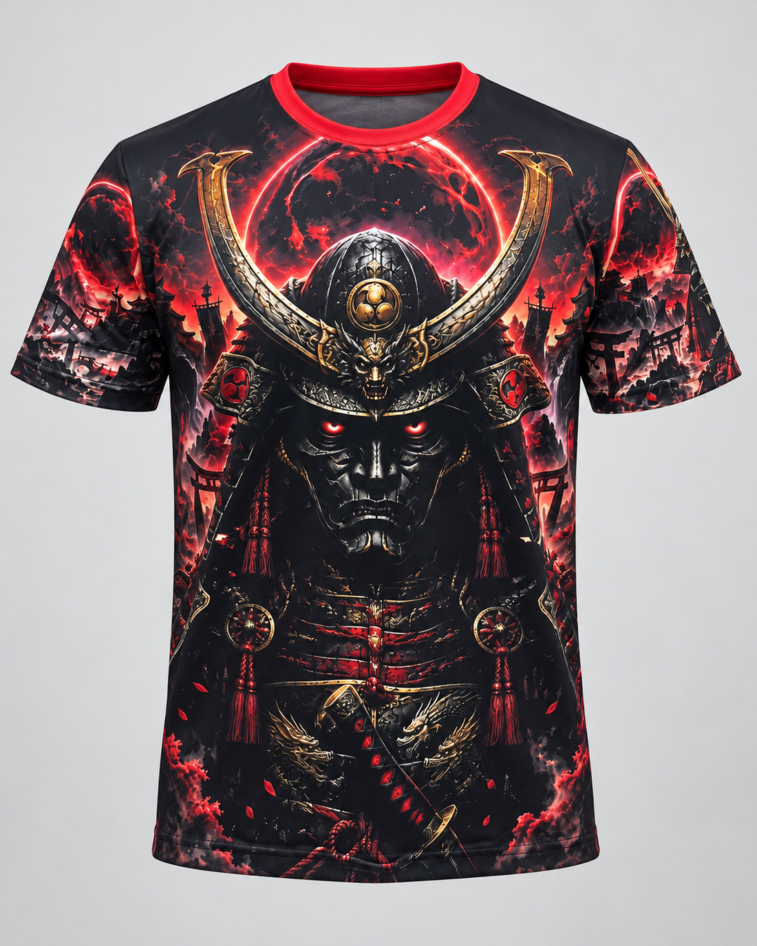 Camiseta Samurai Sangrento