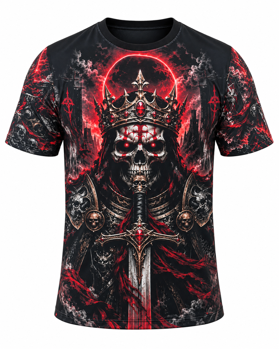 Camiseta Caveira Guerreira