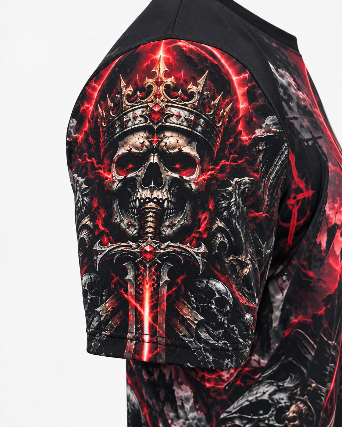 Camiseta Caveira Guerreira