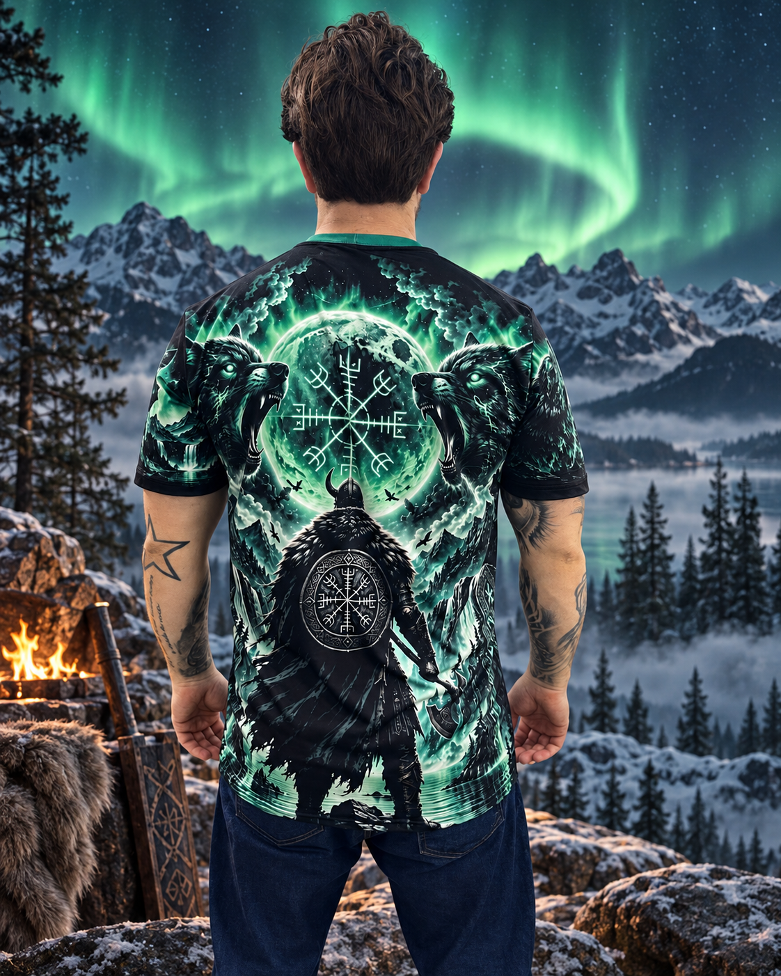 Camiseta Guerreiro Lobo