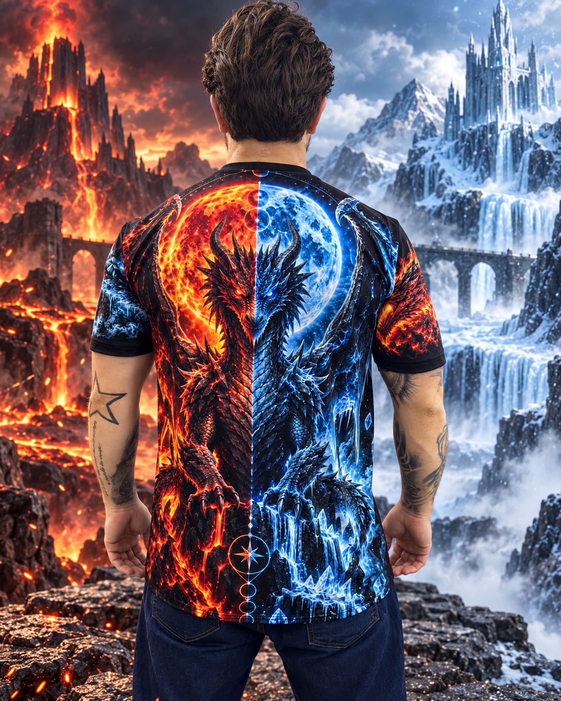 Camiseta Dragão da Dualidade
