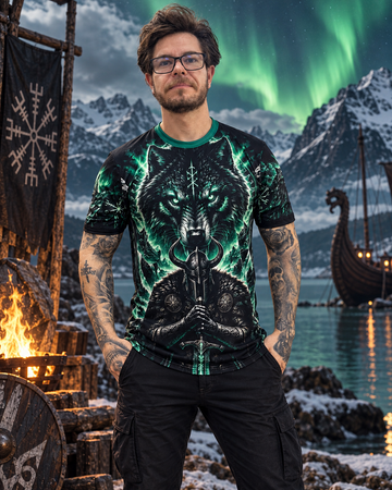 Camiseta Guerreiro Lobo