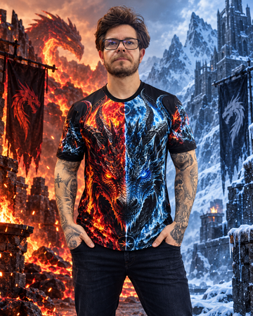 Camiseta Dragão da Dualidade
