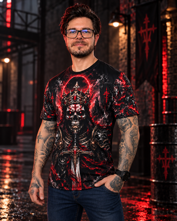 Camiseta Caveira Guerreira