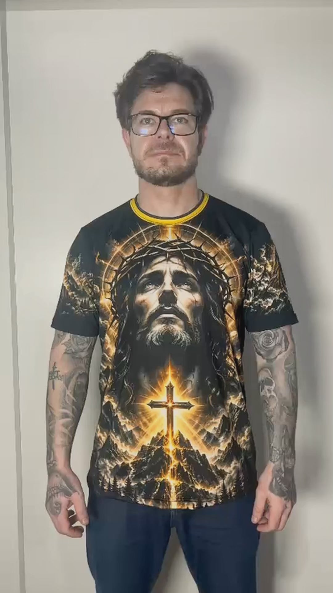Camiseta Jesus — Luz da Fé